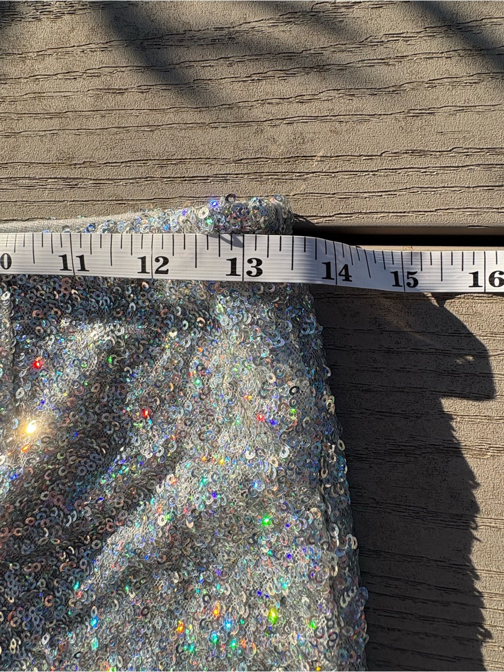 Charlotte Russe Y2K Silver Sequin Mini Shorts - Picture 2 of 3